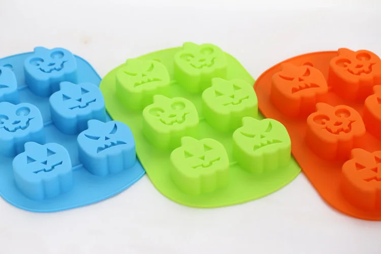 Cheap Halloween Silicone Baking Molds 3pc Nonstick Cake Molds