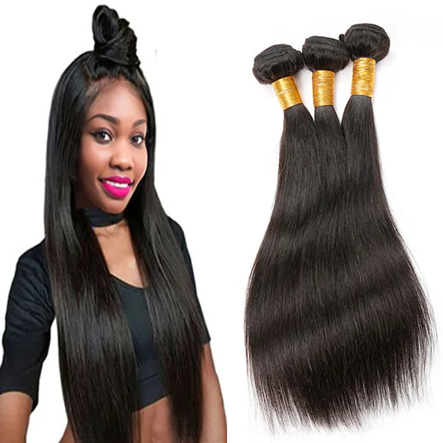

High Quality 11A 12A Grade Fashion Popular Pure Cuticle Intact Aligned Raw Remy Indian Straight Hair Bundle, Natural color