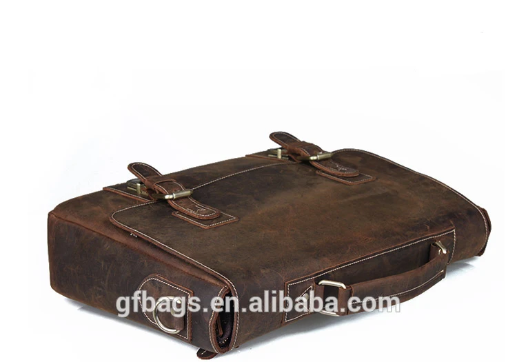 Business laptop bag waterproof vintage mens messenger bag