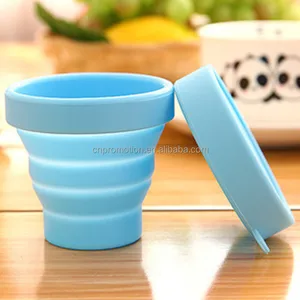 Image of Portable Silicone Foldable Travel Cup Washing Cup