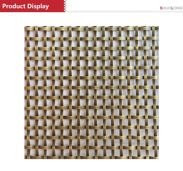 Architectural Woven Metal Stainless Steel Decorative Metal Mesh For Cabinets Furniture Buy