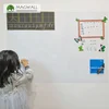 Magwall double-layer structure magnetic adsorption erasing trace notice board for office