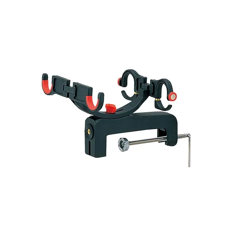
Flexible swinging and angle adjustment fishing rod rack 
