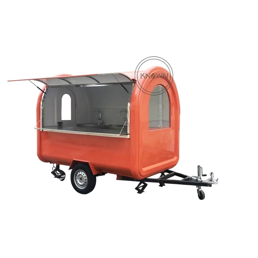 

2021 280*160*210cm Best selling Customized fast food hamburger coffee mobile food cart trailer for Ice Cream Hot Dog