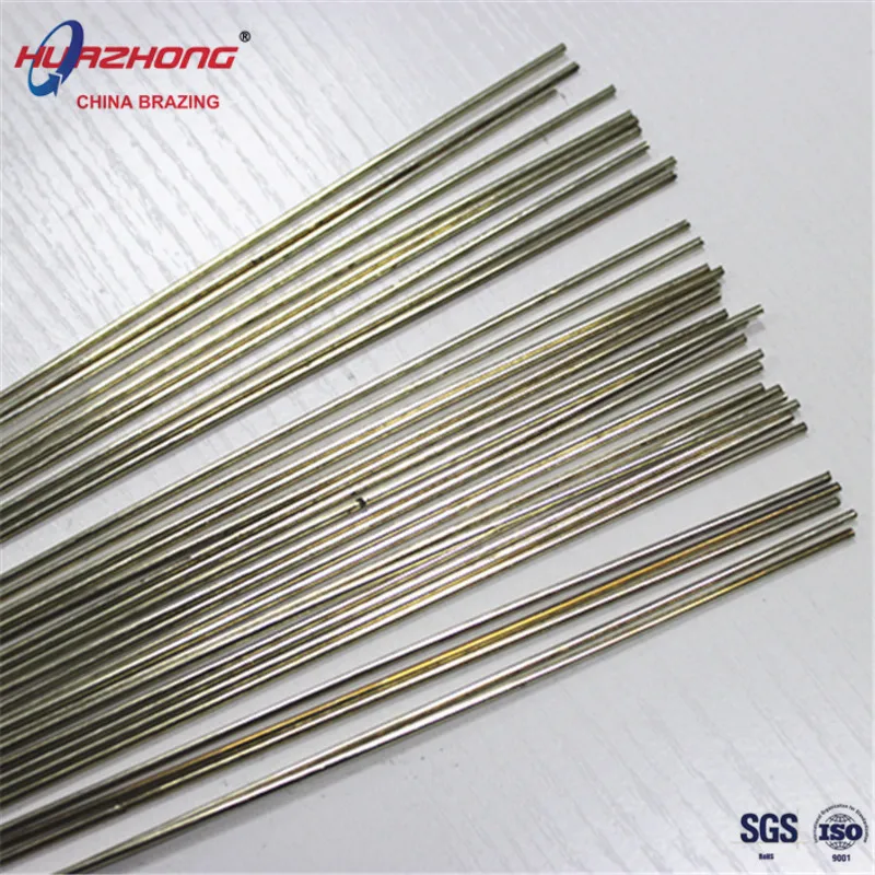 Silver Brazing Wire Rods For Hard Steel Alloys Low Melting Point