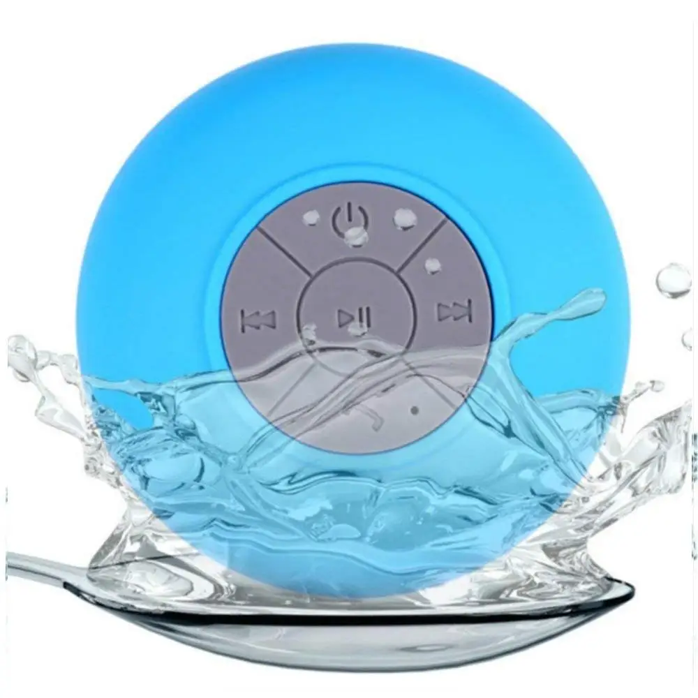 

suction Waterproof bathroom shower bluetooth speaker wireless
