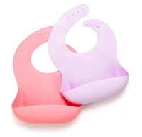 

Competitive Price Soft Waterproof Silicone Baby Bib Set For Feeding