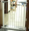 Custom Eco-Friendly Multi-Functional Portable Folding Stair Safety Pet Dog Gate Door With Lock