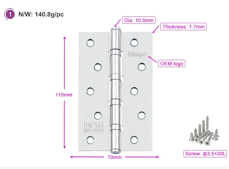 4bb 140.8g Iron Ball Bearing Door Hinge Joint Buy Door Hinge,Door