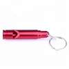 precision custom metal whistle keychain with logo service