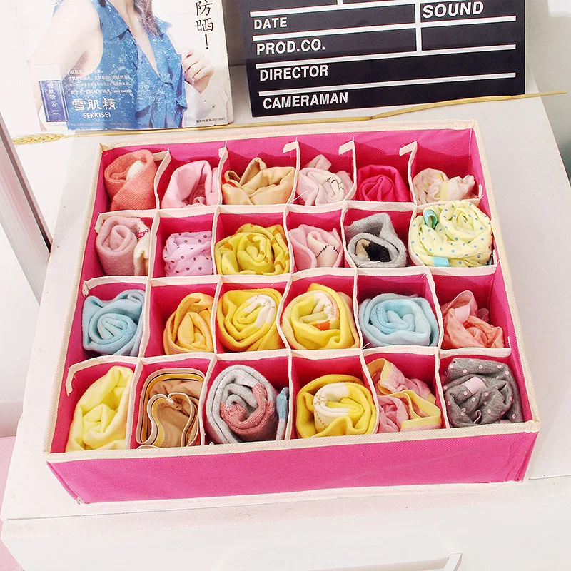 
40080402 Top sale Closet Underwear Organizer Drawer Divider For Bras Panties Socks 
