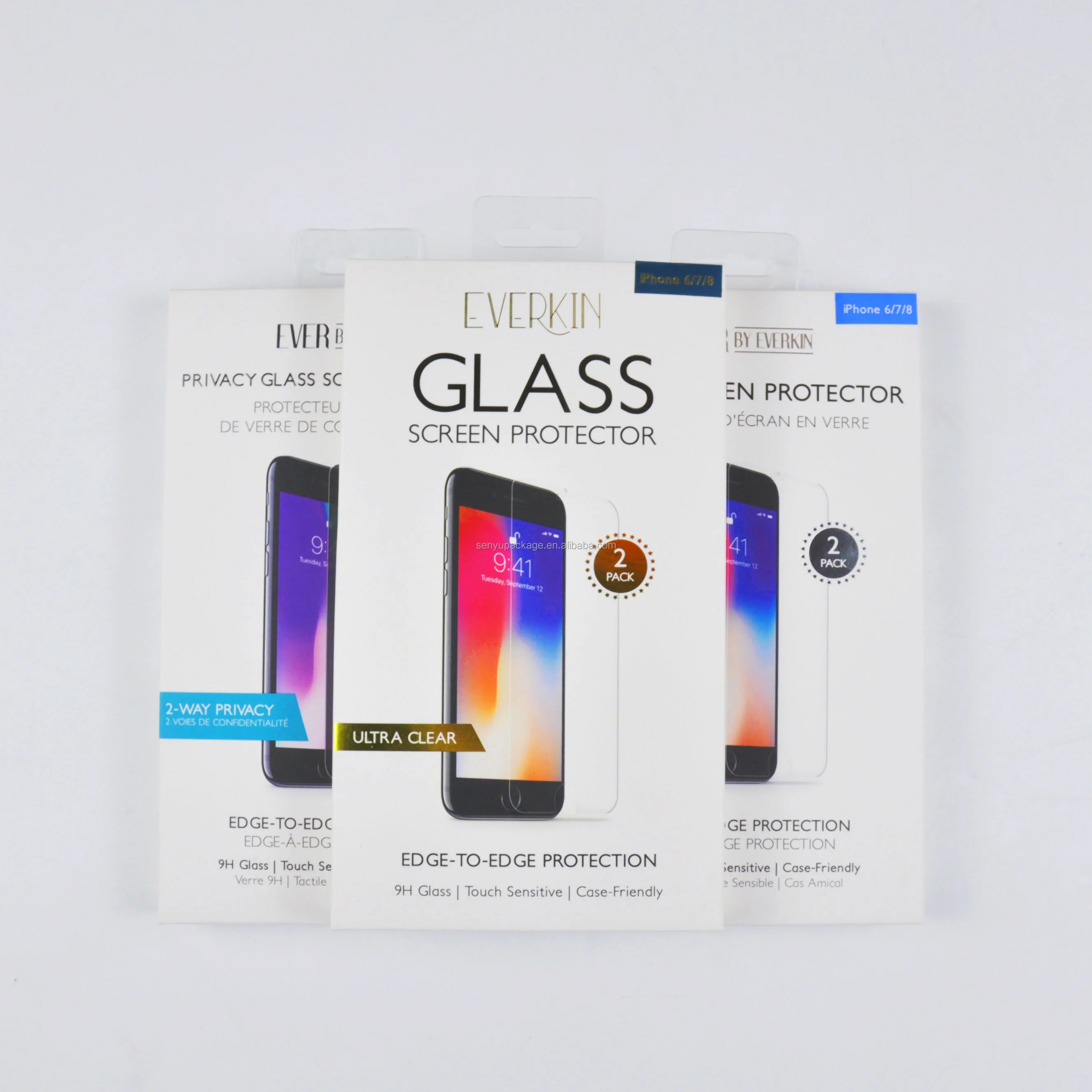 Custom Lcd Package Boxes Mobile Phone Glass Tempered Screen Protector