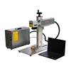 Safe spoon fiber laser marking machine with raycus laser source