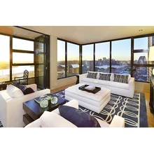 Wanjia Novo Produto de Liga de Alum&iacute;nio Janelas De Vidro Manchado