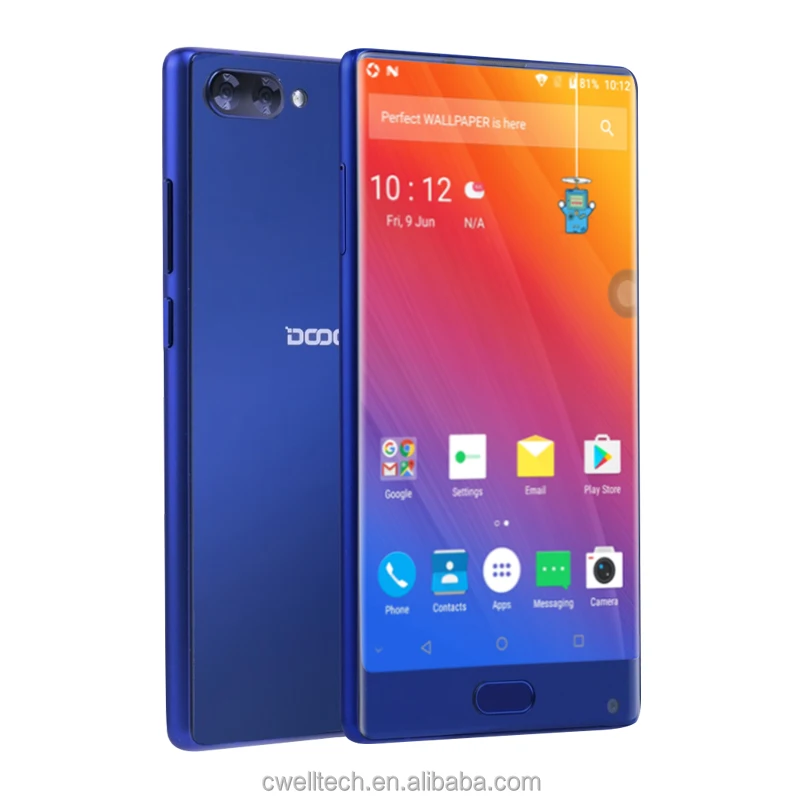 

Doogee Mix mobile phone 4G LTE 5.5 bezel-less HD Helio P25 Octa Core 4GB/6GB+64GB Android 7.0 Dual Rear camera 16MP Smartphone