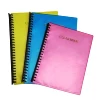 Multi-pocket display book A4 size file paper documents storage folder holder plastic clear book