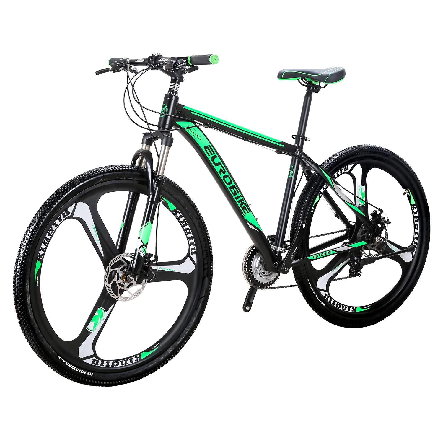 EUROBIKE x9 29 Inch 21 Speed Aluminium Bicycle Magnesium alloy 3 Spoke Integrate Wheel Sport suspension Mountain Bike MTB