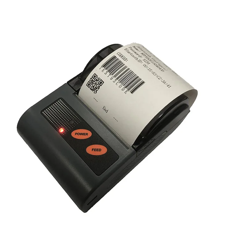 Android IOS 58mm Mobile Pocket Mini Small Portable Bluetooth Thermal Receipt Printer Label Sticker Printer