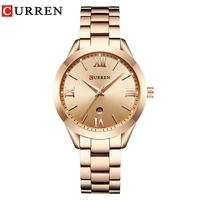 

CURREN 9007 Top Luxury Brand Women Quartz Watch Ladies wristwatches relogio feminino rose gold