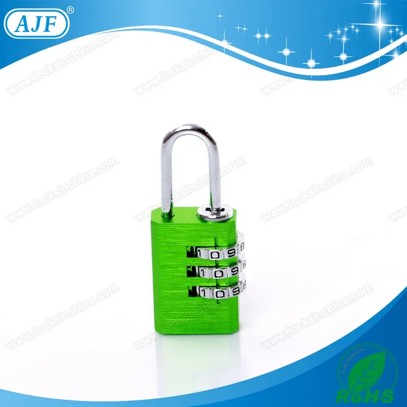 AJF New Arrival High quality aluminium combination lock safety aluminium lock