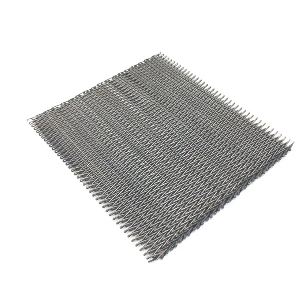 Stainless Steel Chevron Mesh Conveyor Belts For Oven