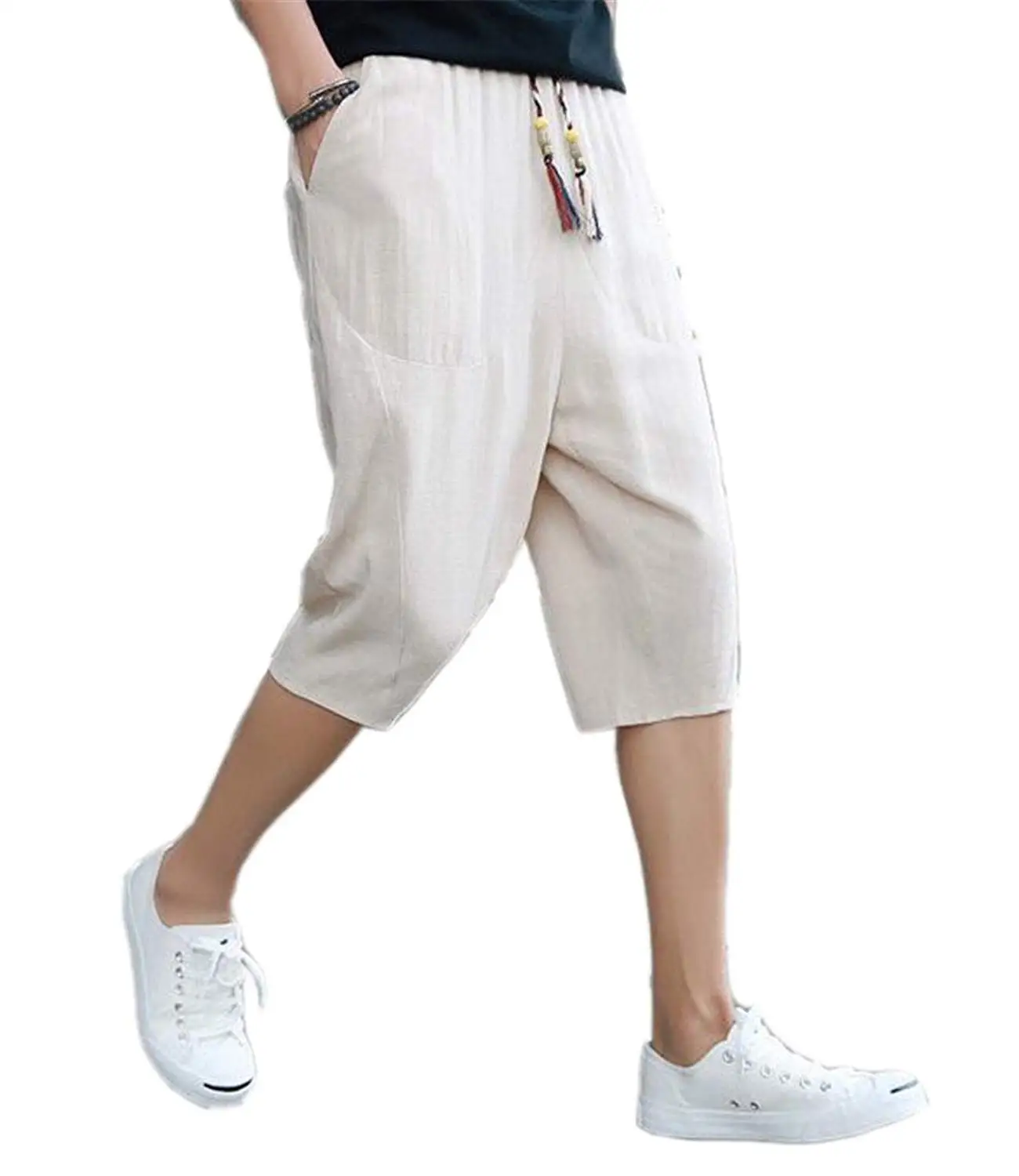 cotton beach pants mens