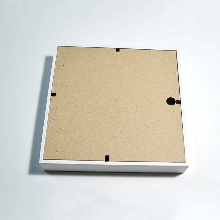 Decoration Modern White Shadow Box Frames Wood With Acrylic Window