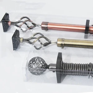 Image of KYOK PVC Package Kenya double curtain rod sets , window curtain rod