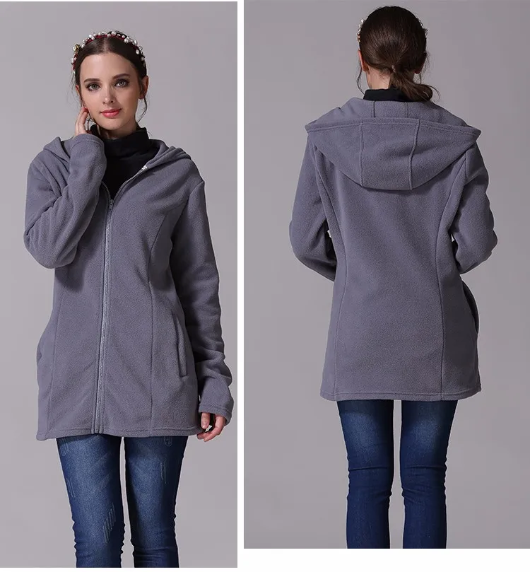 Wholesale Emotion Moms Baby Carrier Hoodie Jacket Kangaroo Coat For Mom