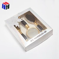 

Wholesale professional unique design best soft nylon pins hair brush set