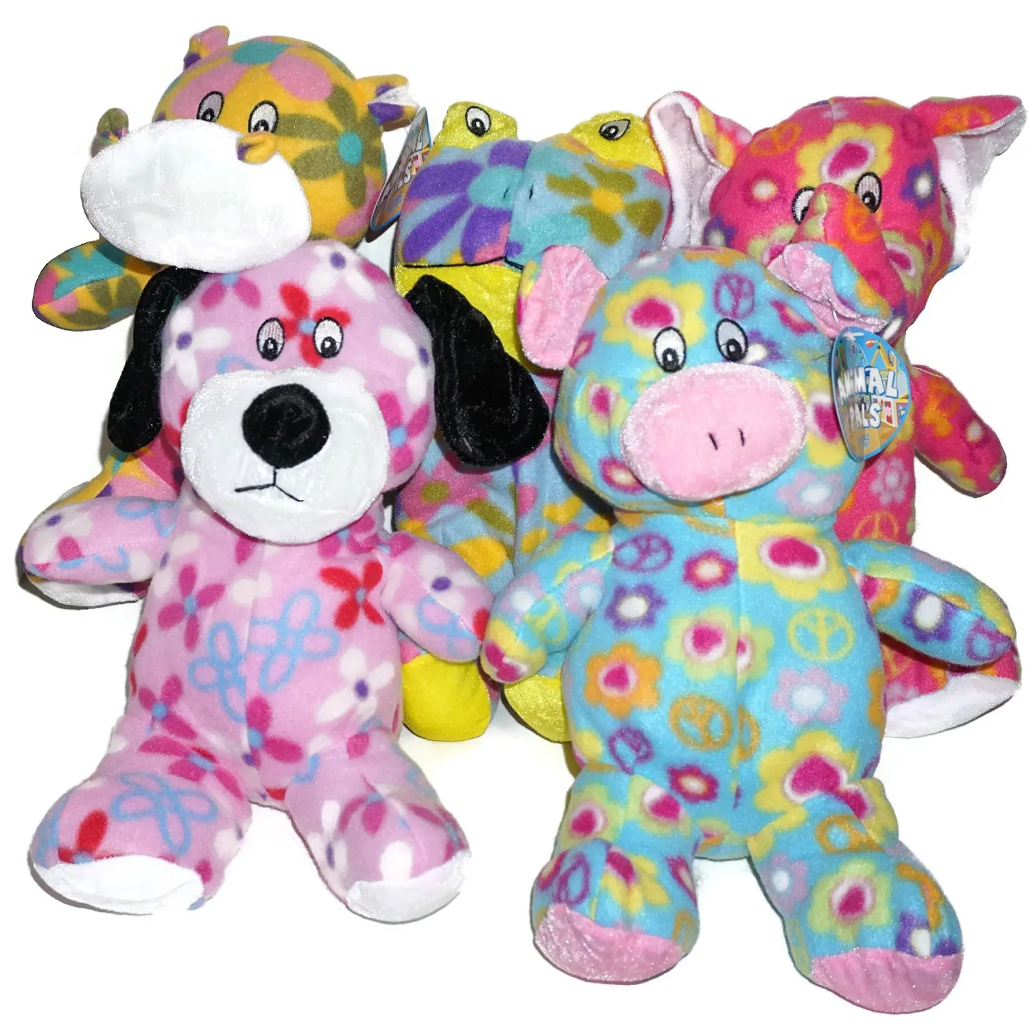 plush toys by the dozen