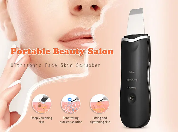 skin scrubber gold