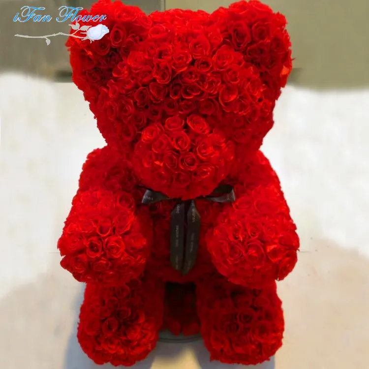 teddy bear shaped roses