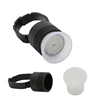 100 Pcs Tattoo Ink Ring Cup Black Cap Ring With 100 Pcs Pigment Sponge Ring Cup Tattoo Makeup Accessories