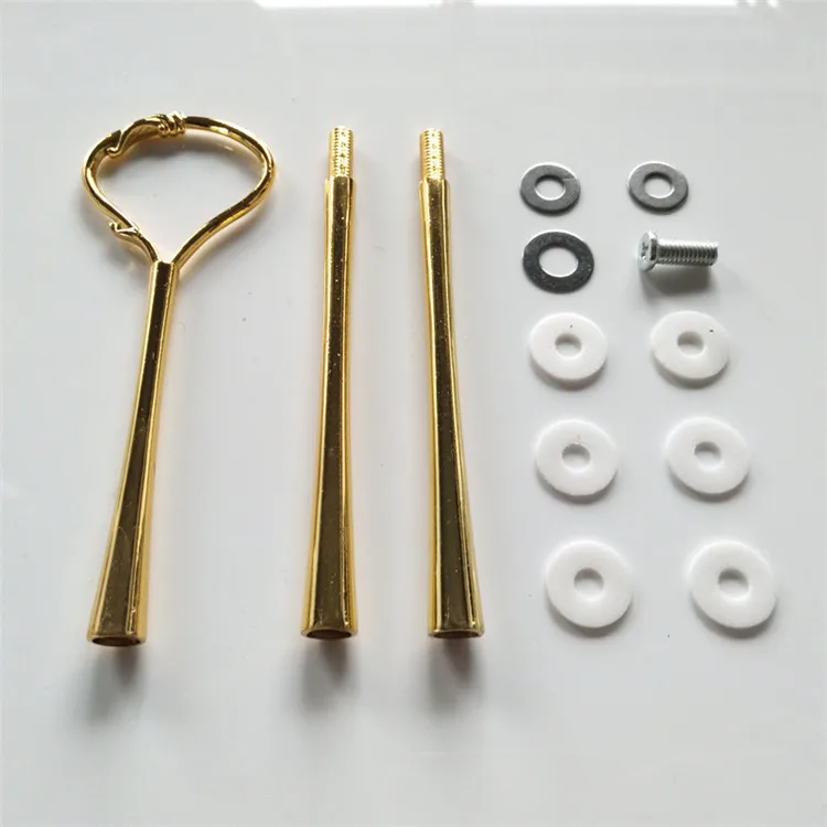 Cake stand handles and fittings cake plate stand hardware