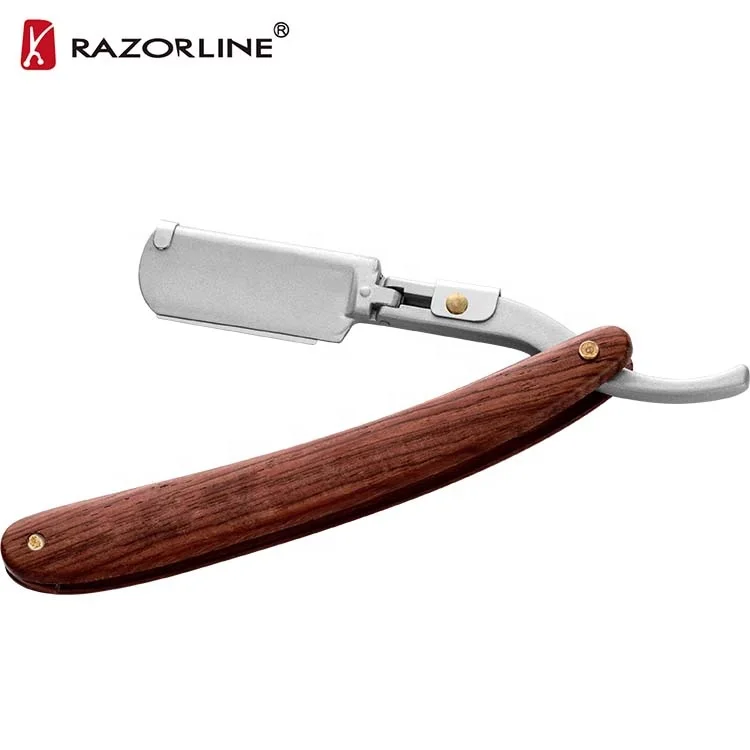 

Professional Wood Straight Blade Shaving Classic Razor, Brown