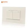 Hot selling product electrical concealed installation acrylic panel American wall light switch