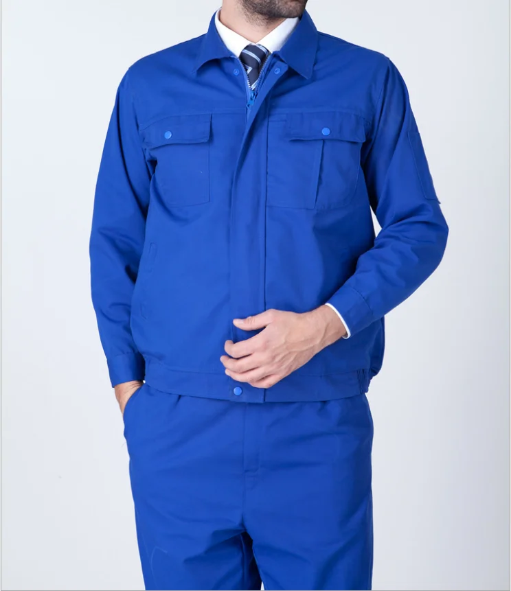 Customized Factory Industrial Workwear Suit Breathable Orange Workwear ...
