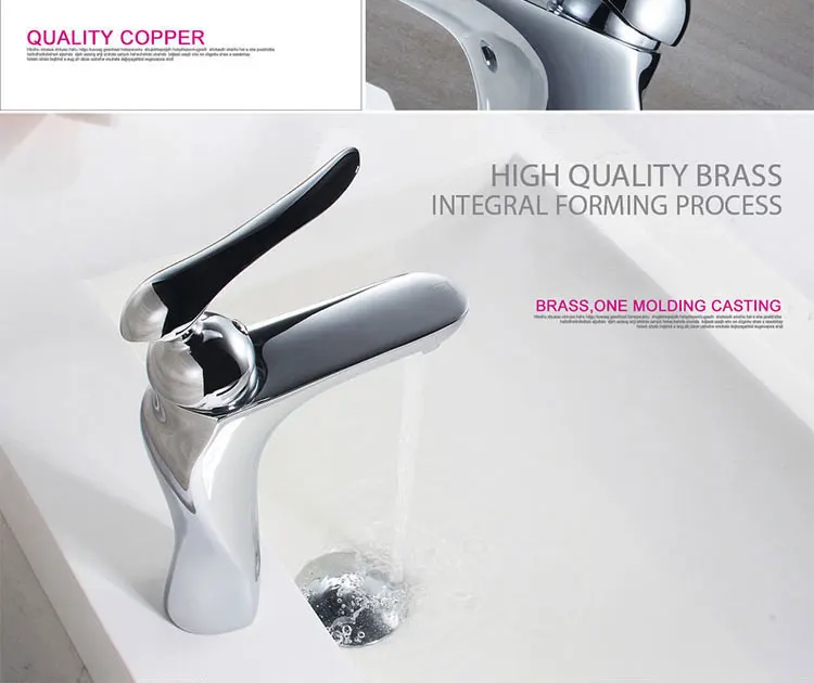 bathroom mixer Basin faucets basin was hot and cold water taps full copper basin faucet