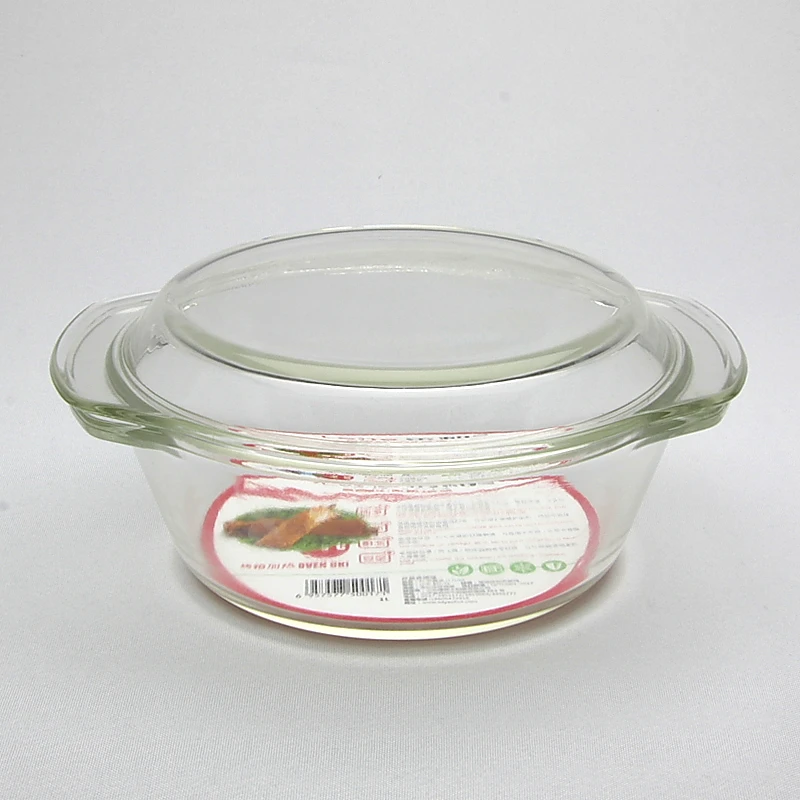 Hot Sales Heat Resistant Oven Safe Borosilicate Glass Casserole
