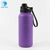 Double wall insulated stainless steel 32OZ 64OZ beer growlers stanley water bottle with matt powder coated JP-04A-80