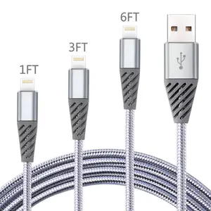 Nylon Braided USB Charging Cable iPhone