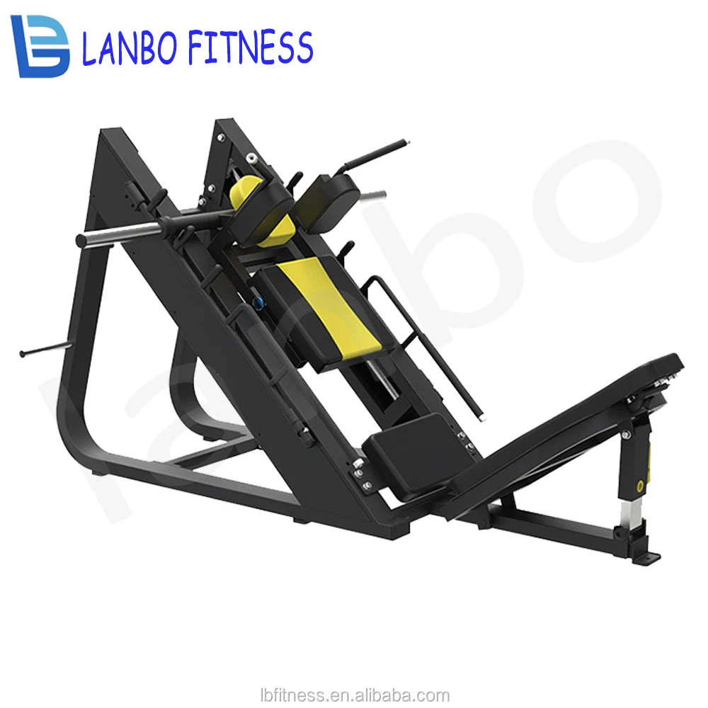 

Professional Gym Equipment Linear Leg Press & hack squat commercial fitness machine, Black or pearl white, customers color