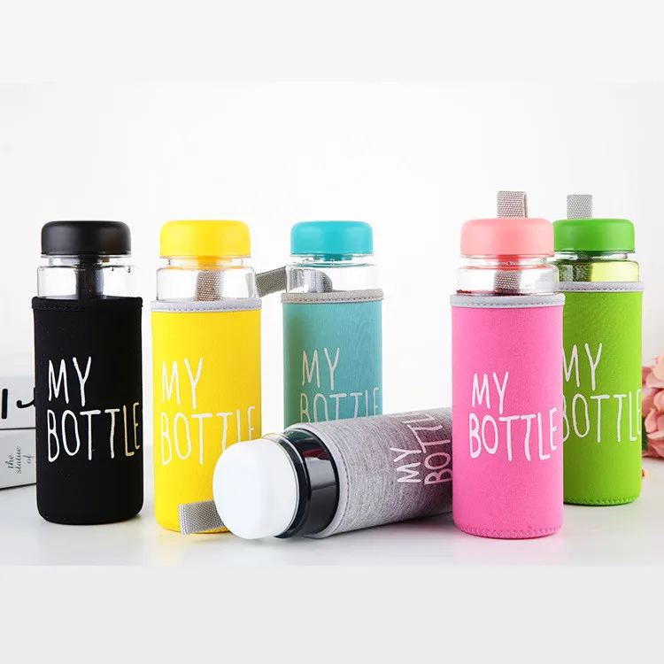 

Wholesale 500ml Clear Plastic Bottle Customized Print BPA Free Plastic Drinking Water MY BOTTLE