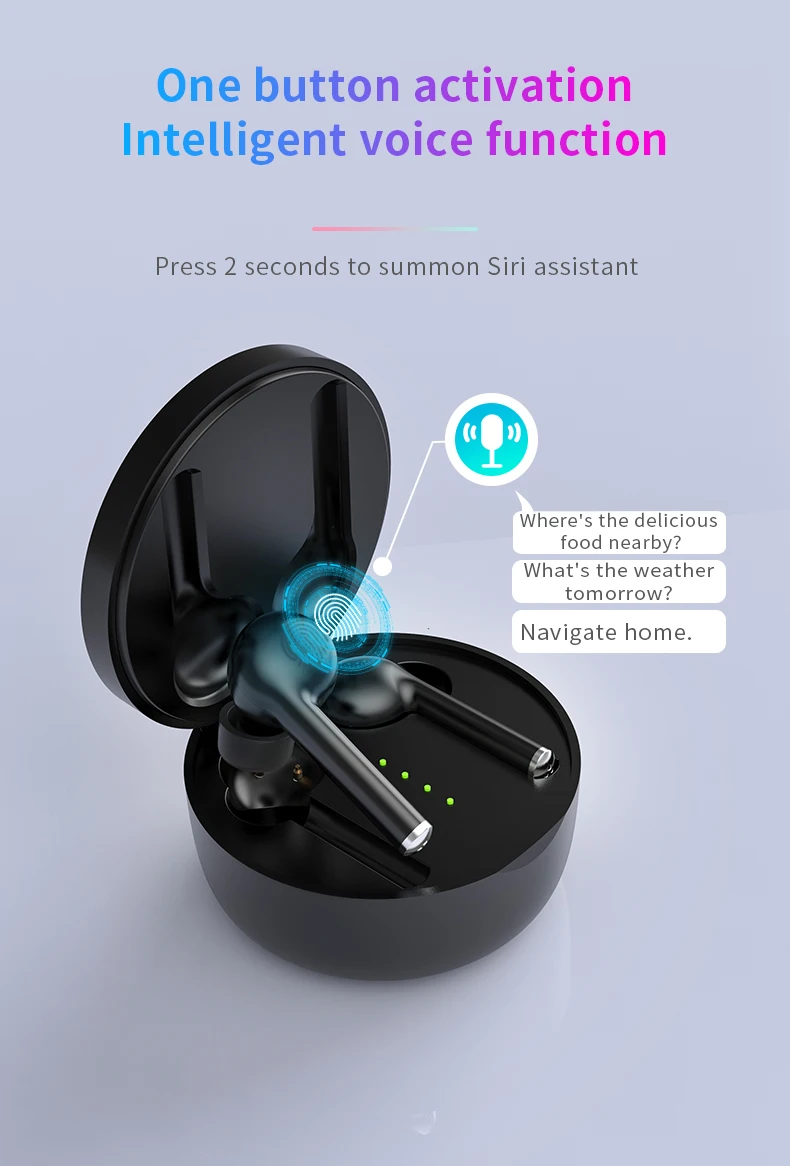 true noise cancelling i7s i12 Headset Wireless Earphones TW40 China Earbuds TWS Wireless Charging amazon - ANKUX.COM