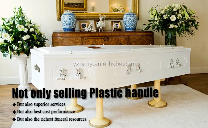 wholesale chinese quality plastic coffin casket flower