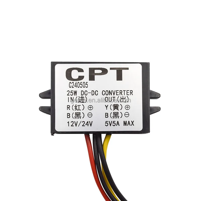 36V Convertisseur Abaisseur Buck DC-DC 12V 24V 48V /à 5V 10A Module dAlimentation Abaisseur Convertisseur Buck