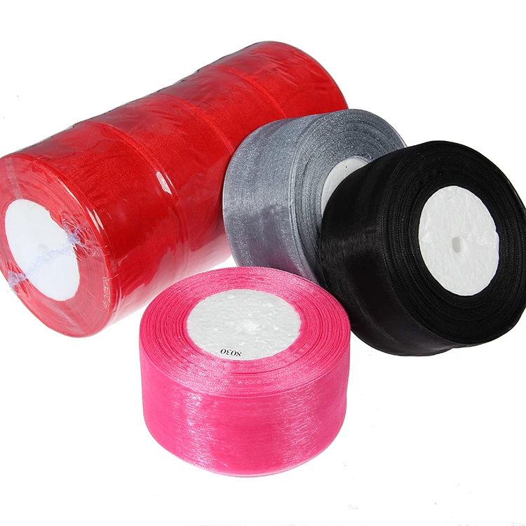 

wholesale 4cm silk sheer organza ribbon, 196 colors