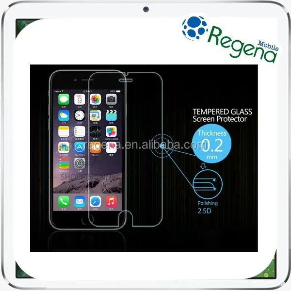 Tempered Glass Screen Protector For iphone 6 0.3mm 2.5D curved edge