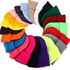 Hat Female Unisex Cotton Blends Solid Warm cap Soft HIP HOP Knitted Hats Men Winter Caps Women's Skullies Beanies For Girl